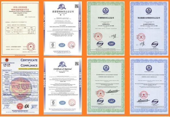 Porcellana Changzhou Welldone Machinery Technology Co.,Ltd Certificazioni