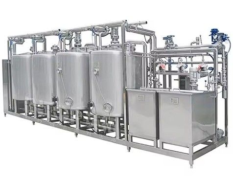 Sistema di pulizia automatico CIP Lavatrice in acciaio inossidabile
