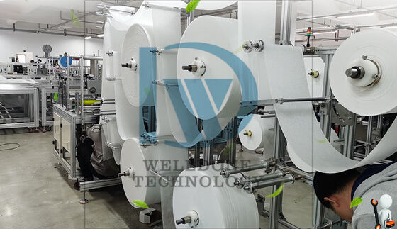 FFP3 FFP2 N95 Maschera per il viso corpo di produzione 15.5kw attrezzature ausiliarie