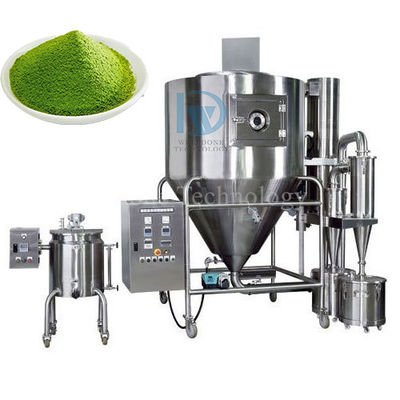 Asciugatrice a spruzzo di proteine di foglie di piselli Alghe Spirulina Macchina di asciugatura di uova in polvere di siero di latte