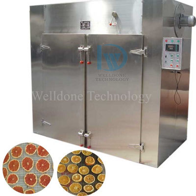 Asciugatrice commerciale Circolazione dell'aria calda 144 vassoi Asciugatrice Forno di lavorazione di alimenti e frutta Dehidratore di grande capacità