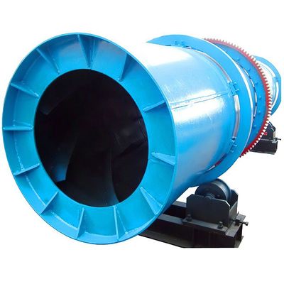Particelle di segatura di polvere di legna per l'industria Asciugatura di frammenti di legno Asciugatrice a tamburo rotativo Forno 18.5KW-255KW