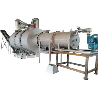 Particelle di polvere da segheria asciugatura industriale frammenti di legno asciugatrice a tamburo rotativo forno