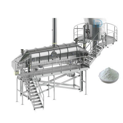 Asciugatrice per letti a fluido a vibrazione continua certificata GMP per l'essiccazione dei cereali di grano