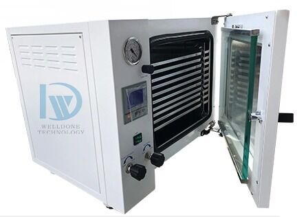 Essiccatore sottovuoto da laboratorio automatico con controllo della temperatura 30~300℃ e 2 anni di garanzia per un elevato livello di sicurezza