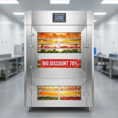 Asciugatrice multistadio per alimenti con efficienza di asciugatura del 70% personalizzata e con grande sconto