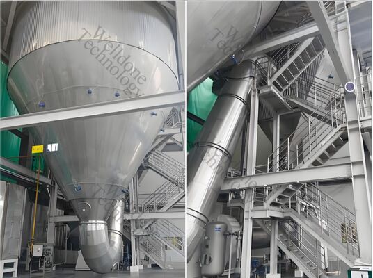 Livello della farmacia e macchina per essiccazione a spruzzo su larga scala GPL personalizzata Elevata uniformità