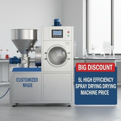 Macchina essiccatrice a spruzzo ad alta efficienza da 5L su misura e con grande sconto / prezzo essiccatore a spruzzo