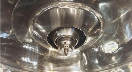 SUS316L per prodotti alimentari, con due ugelli fluidi, con asciugatrice a spruzzo personalizzata con efficienza di asciugatura del 70% per latte e uova in polvere