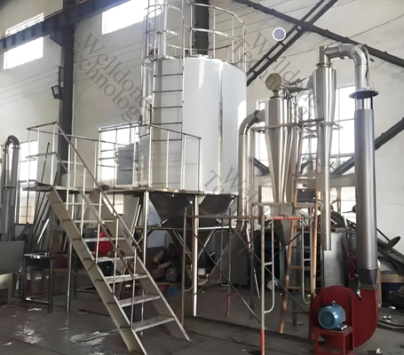 Macchina per essiccazione a spruzzo industriale con essiccatore a spruzzo per proteine ​​isolate di foglie di piante di pisello su misura a livello di farmacia
