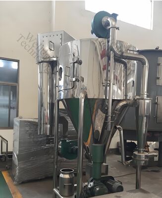 Asciugatrice a spruzzo centrifugale industriale ad alta efficienza SUS316L per zucchero e sale