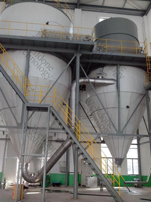 Essiccatore spray per silicato di sodio con atomizzatore ad alta velocità GPL a risparmio energetico e rispettoso dell'ambiente