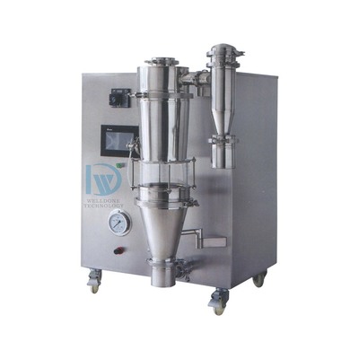Asciugatrice a vuoto a bassa temperatura con temperatura di ingresso dell'aria di 30°C a 300°C e capacità di evaporazione di 1 kg/h per uso in laboratorio