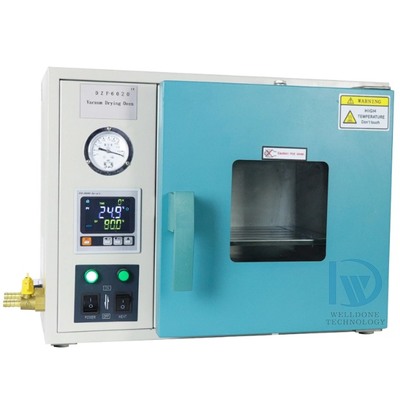Essiccatore sottovuoto da laboratorio automatico con controllo della temperatura 30~300℃ e 2 anni di garanzia per un elevato livello di sicurezza