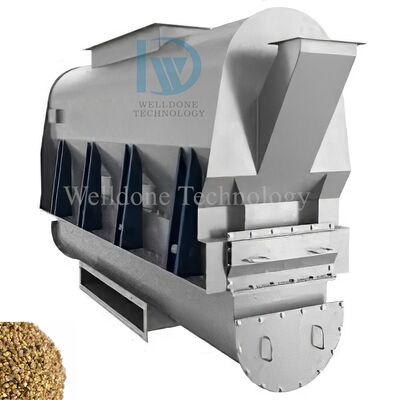 Asciugatrice per letti a liquido orizzontale a granuli per l'industria alimentare